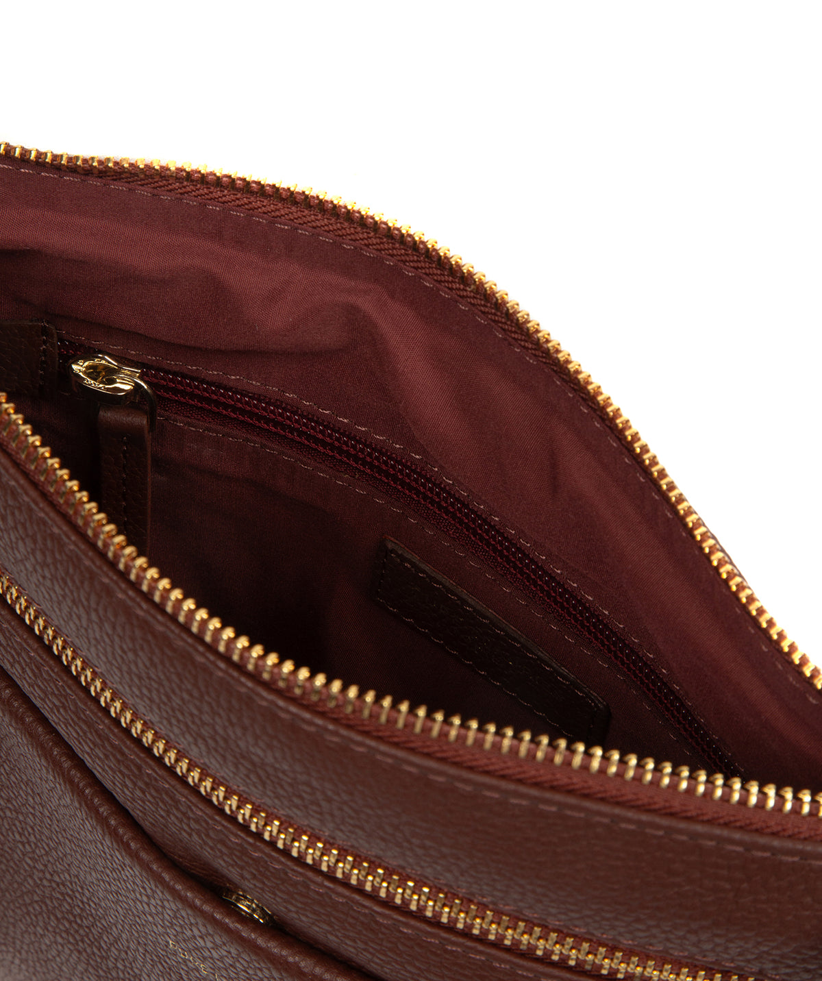 'Lucero' Rich Chestnut Leather Cross Body Bag