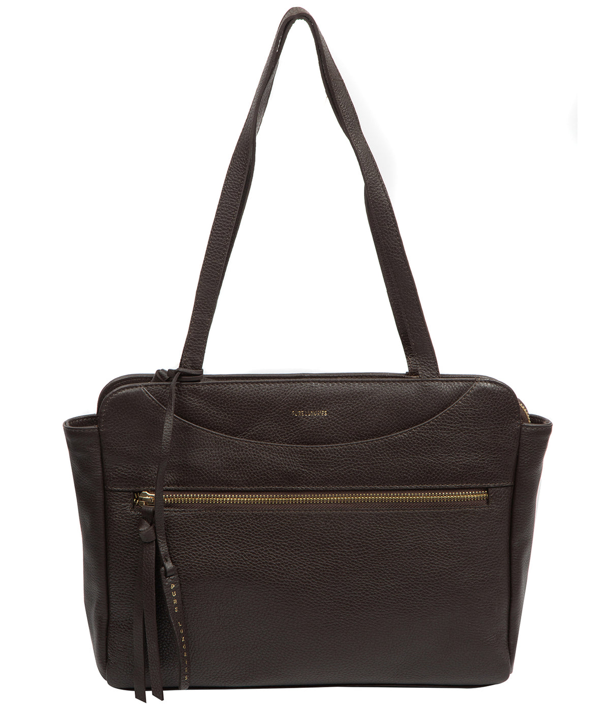 'Melody' Espresso Leather Handbag