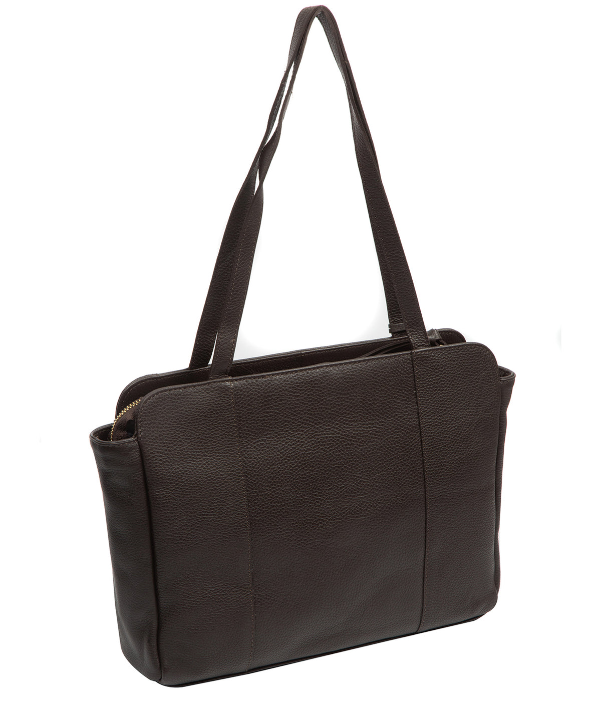 'Melody' Espresso Leather Handbag