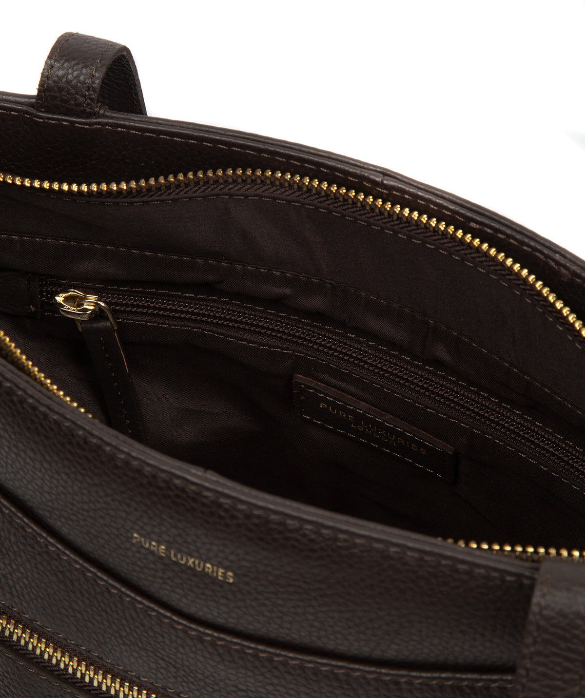 'Melody' Espresso Leather Handbag