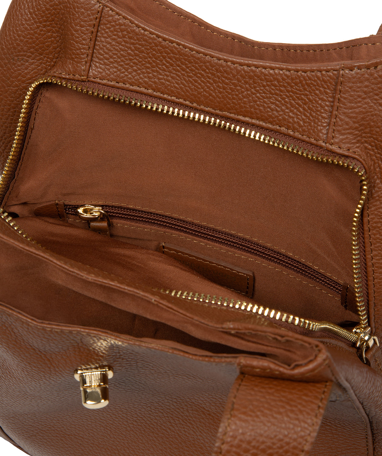'Nicole' Tan Leather Handbag