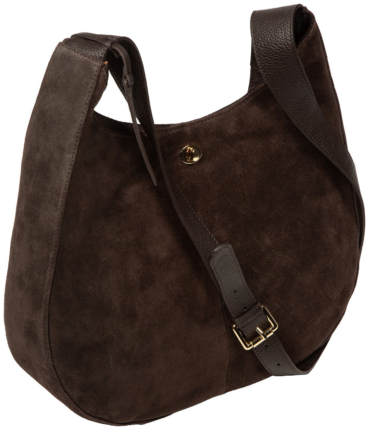 Decorative hanging charm and espresso suede texture