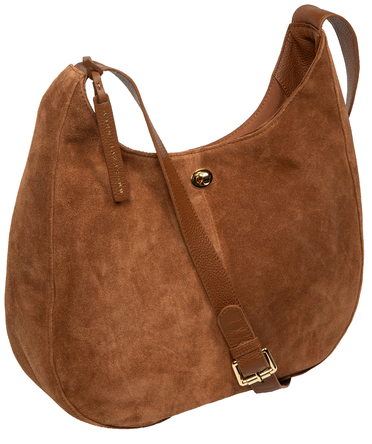 Hanging charm detail and overall bag styling