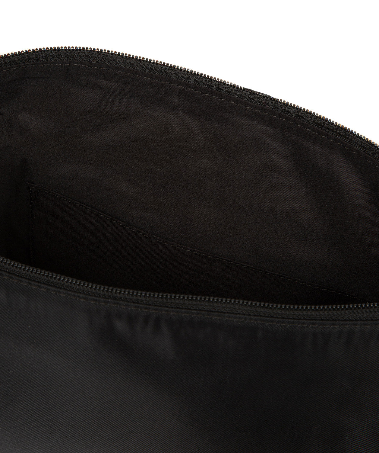 'Margaux' Black Canvas & Leather Cross Body Bag