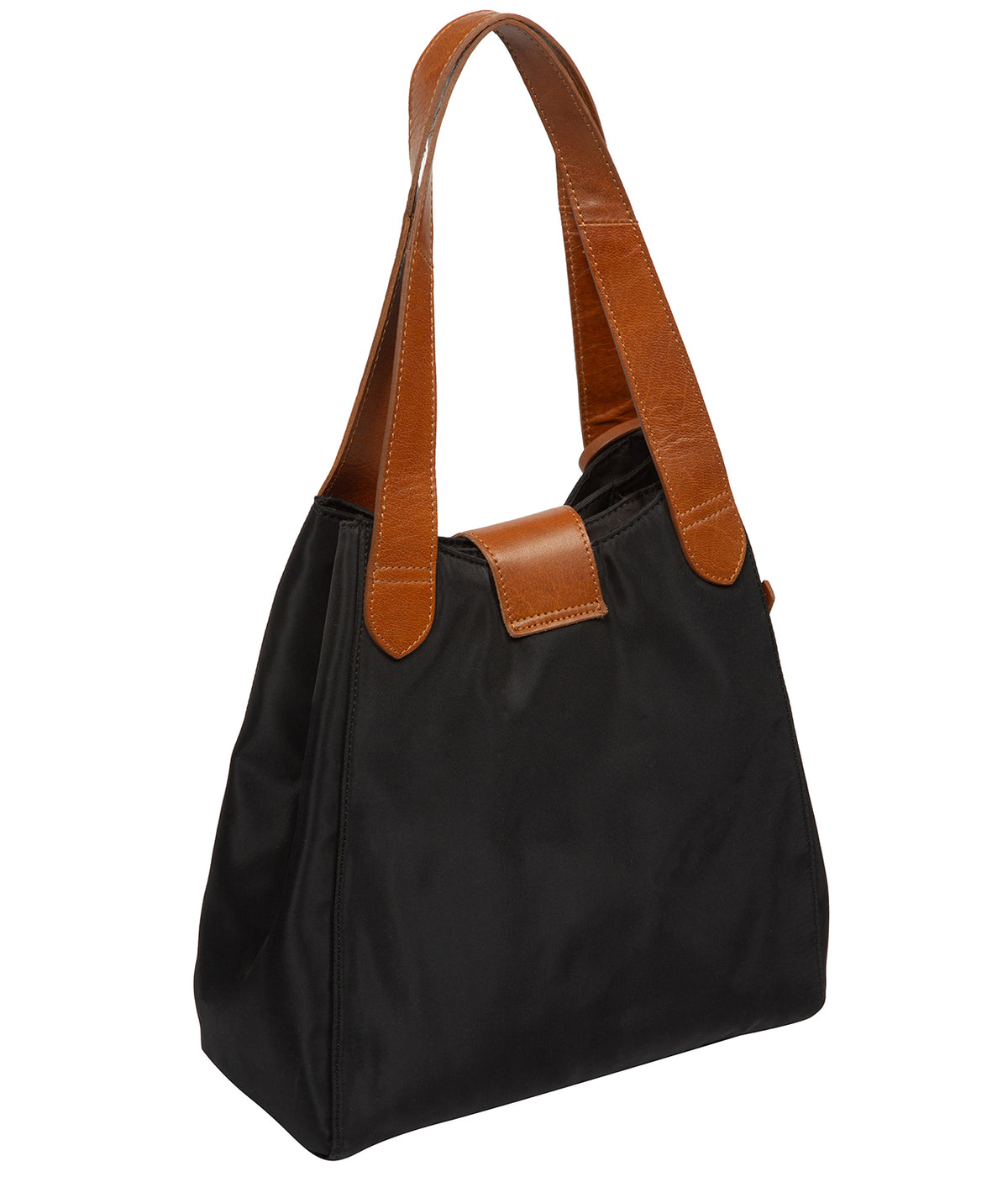 Antoinette handbag single leather handle and top view