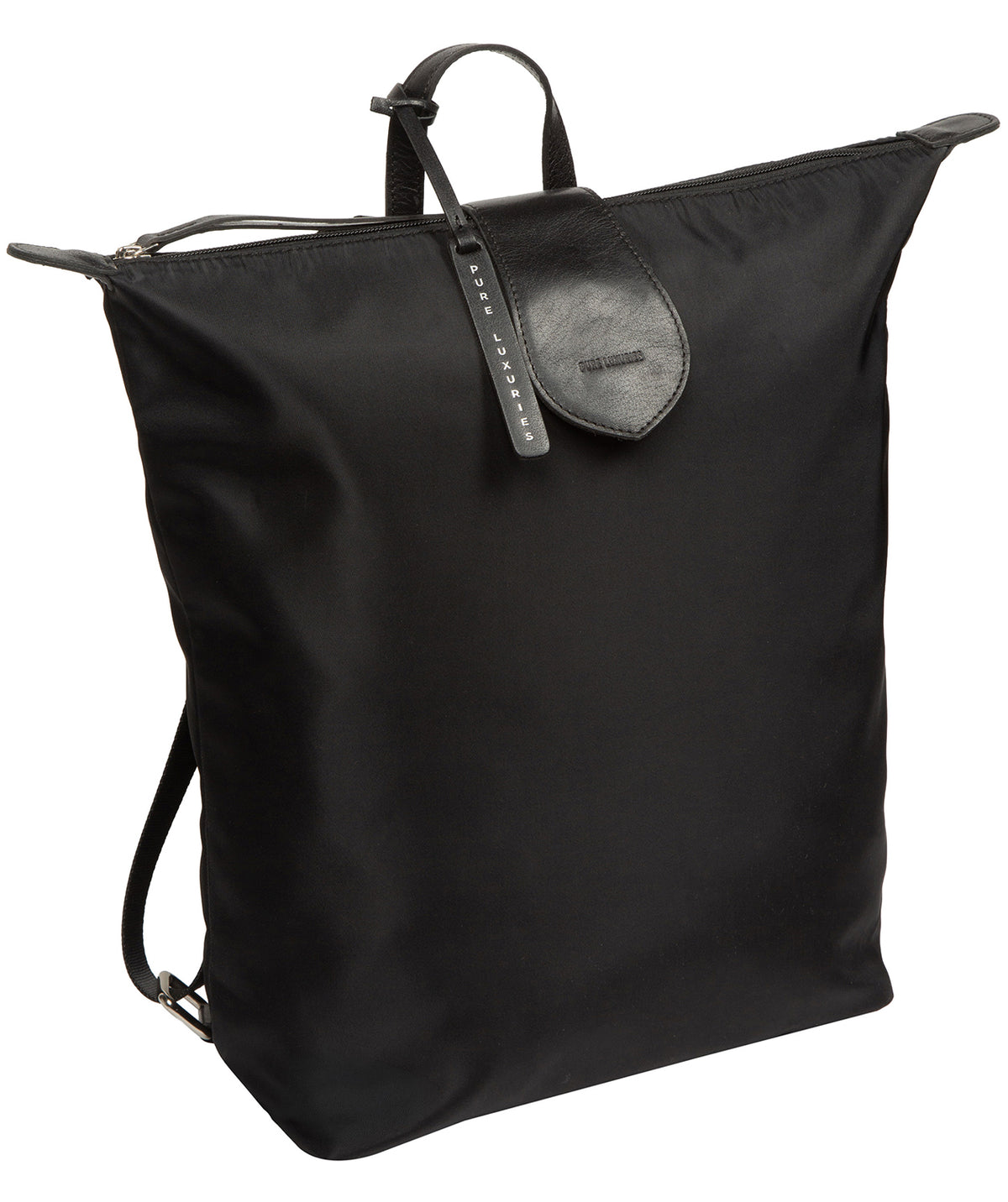 Tablet slip pocket and leather loop handle