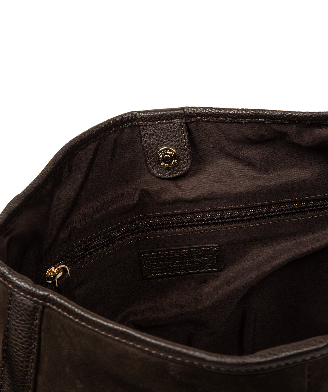 Adjustable leather strap and magnetic press stud fastener