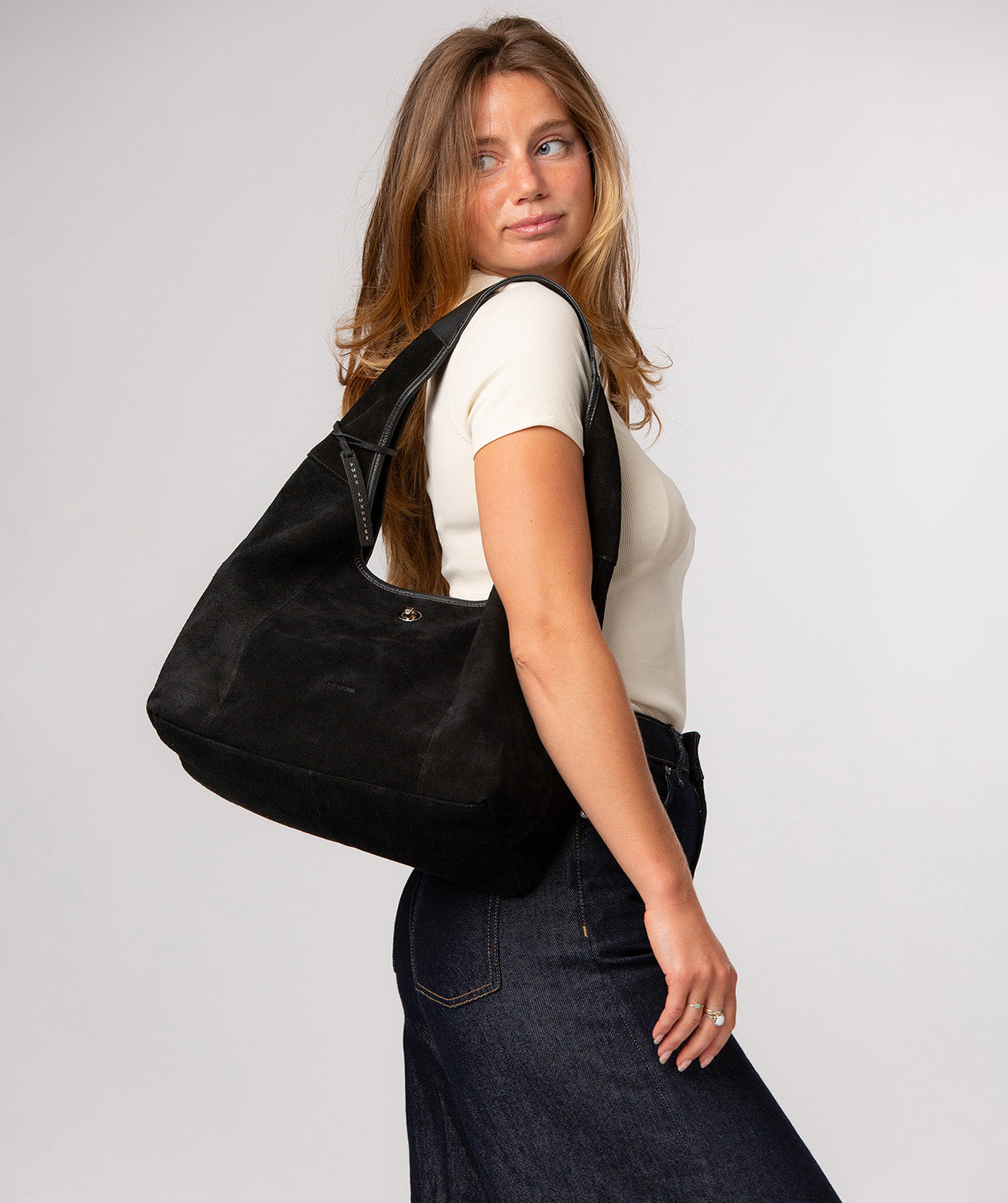 Polly bag interior with slip pocket and zipped pocket