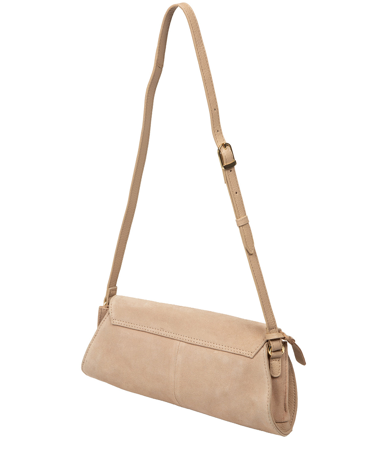 Interior view of Rafeena bag displaying fully lined compartment and zipped pocket