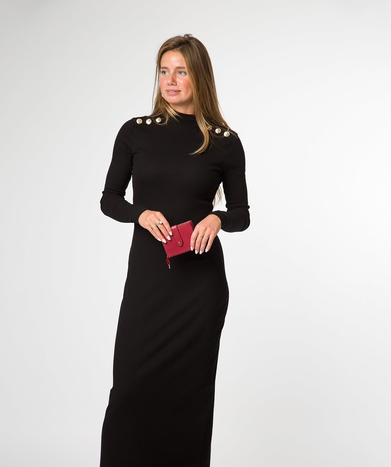 'Louise' Red Leather Purse