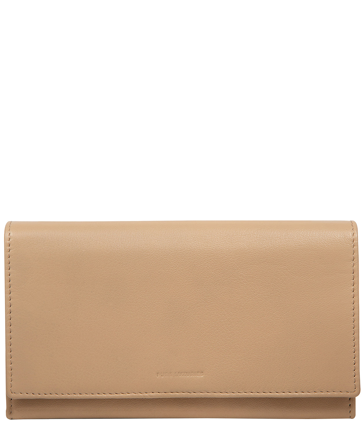 'Mia' Latte Leather Purse