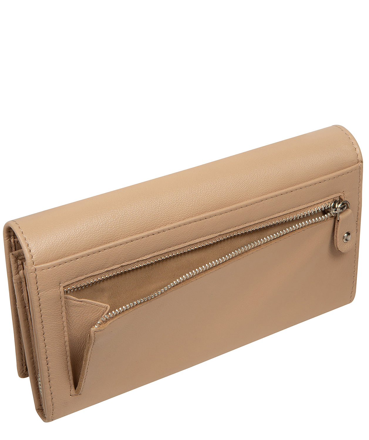 'Mia' Latte Leather Purse