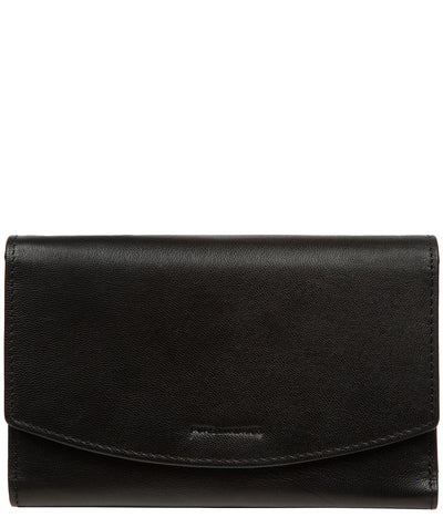 'Sarah' Black Leather Purse