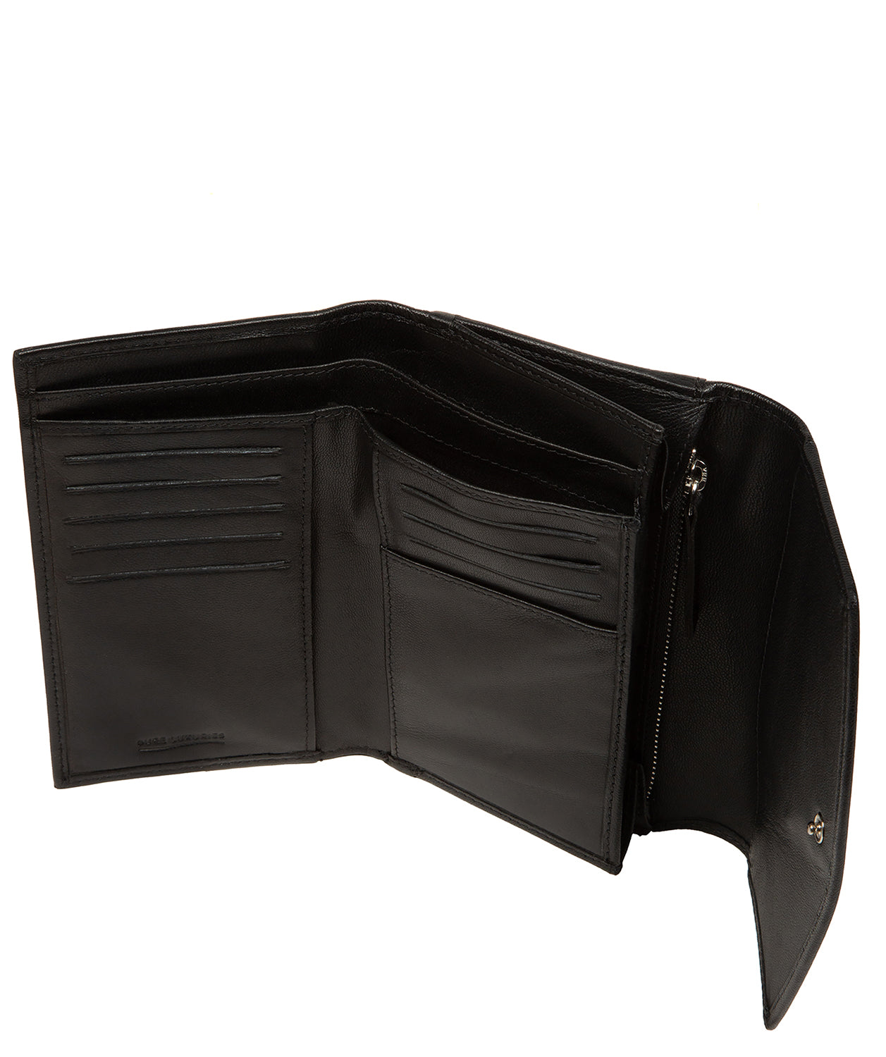 'Sarah' Black Leather Purse