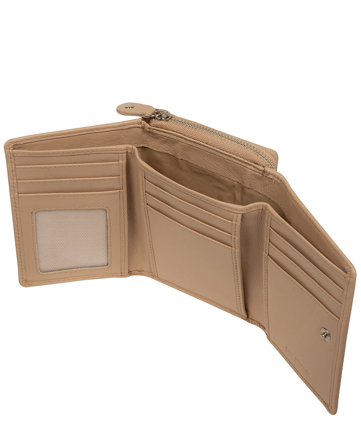 'Elise' Latte Leather Purse