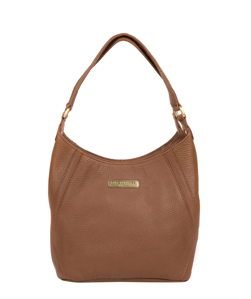 'Somerby' Tan Leather Shoulder Bag