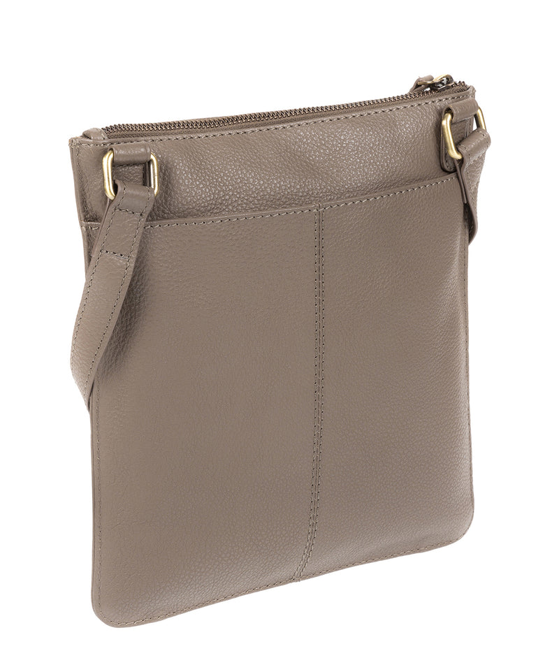 'Topaz' Taupe Leather Cross Body Bag