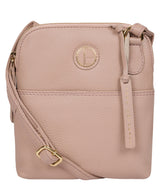 'Orsola' Blush Pink Leather Cross Body Bag