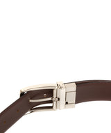 Black and Brown Reversible Pure Luxuries Leather Men's Belt
