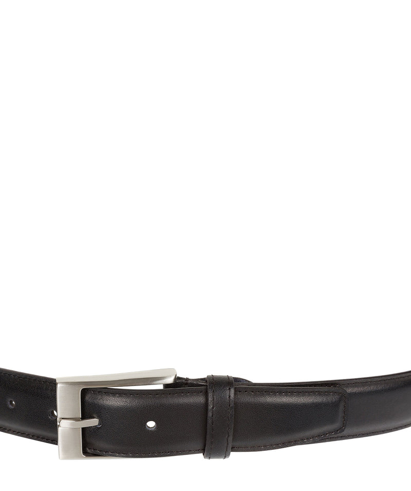 Black Pure Luxuries Leather Men's Belt
