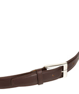 Dark Brown Pure Luxuries Leather Men's Belt