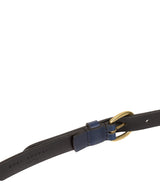 Navy Quality Leather Ladies' Belt