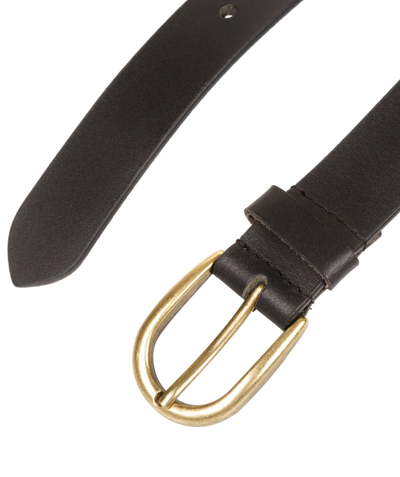 Black Luxury Leather Ladies' Belt
