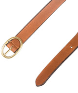 Tan Quality Leather Ladies' Belt