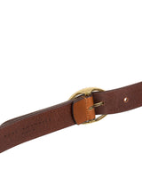 Tan Fine Leather Ladies' Belt