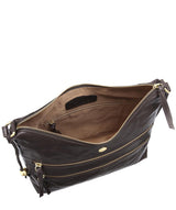 'Ginny' Vintage Brown Tumbled Leather Shoulder Bag