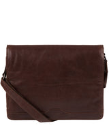 'Islington' Conker Brown Handcrafted Leather Messenger Bag