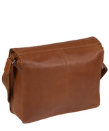 'Islington' Whiskey Cowhide Messenger Bag