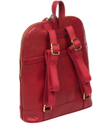 'Francisca' Chilli Pepper Leather Backpack