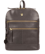 'Francisca' Slate Leather Backpack image 1