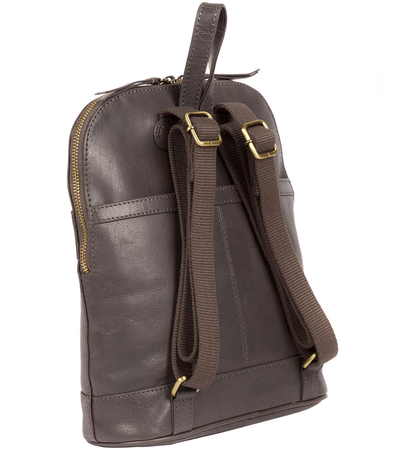 'Francisca' Slate Leather Backpack image 5
