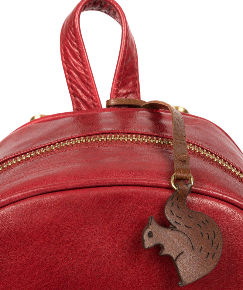 'Eloise' Chilli Pepper Leather Backpack image 6