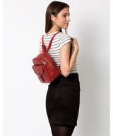 'Eloise' Chilli Pepper Leather Backpack image 2