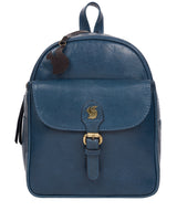 'Eloise' Snorkel Blue Leather Backpack image 1