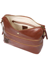 'Georgia' Conker Brown Leather Shoulder Bag