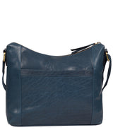 'Georgia' Snorkel Blue Leather Shoulder Bag image 3