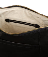 'Esta' Black Leather Cross Body Bag
