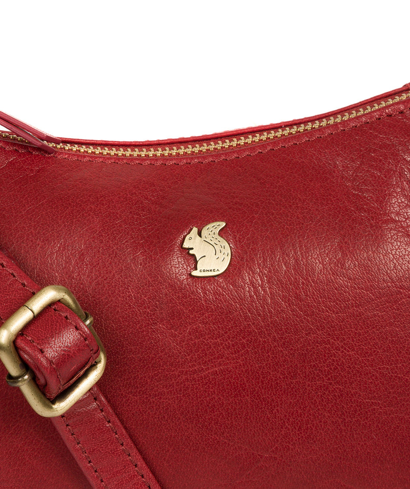 'Esta' Chilli Pepper Leather Cross Body Bag image 6
