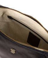 'Esta' Navy Leather Cross Body Bag Pure Luxuries London