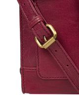'Sasha' Orchid Leather Cross Body Bag Pure Luxuries London