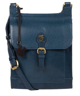 'Sasha' Snorkel Blue Leather Cross Body Bag image 1