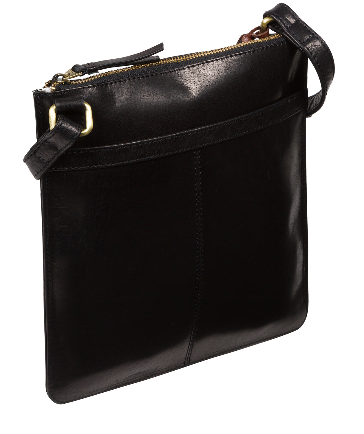 Conkca London Originals Collection #product-type#: 'Lauryn' Black Leather Cross Body Bag