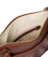 'Lauryn' Conker Brown Leather Cross Body Bag
