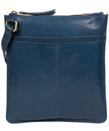 'Lauryn' Snorkel Blue Leather Cross Body Bag image 3
