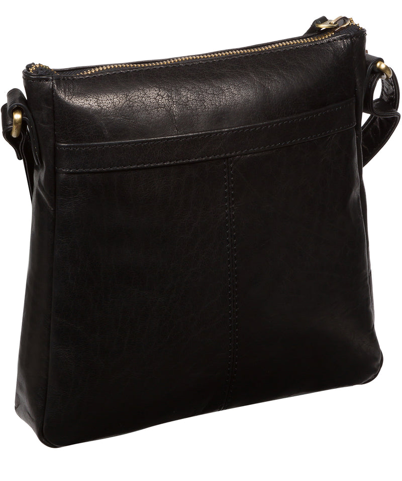 Conkca London Originals Collection #product-type#: 'Shona' Black Leather Cross Body Bag