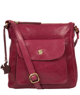 'Shona' Orchid Leather Cross Body Bag image 1